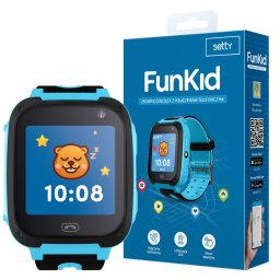 Setty FunKid SD-100 Detské inteligentné hodinky LBS, modré