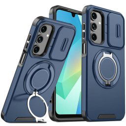 OEM Camslide Stand obal, Samsung Galaxy A17, modrý