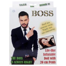 Boss - nafukovac mu - realistick vzhad - latex