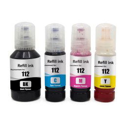 4 x Epson 112 ecoTank (multiPack) kompatibil