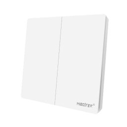 LED Solution Mi-Light RF Bezdrôtový nástenný vypínač 2-tlačítkový PUSH3-2
