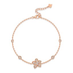 Olivie Strieborný náramok BARBORKY ROSE 9870 Dĺžka náramku: 19+3 cm