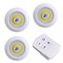 3 x LED osvětlení s dálkovým ovladačem a časovačem