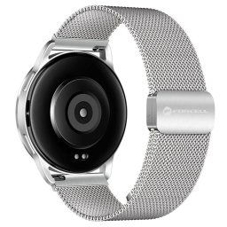 Forcell F-Design FS11 Oceľový remienok pre hodinky Samsung Watch 20 mm, strieborný