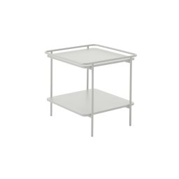 Furniria Dizajnový odkladací stolík Harinder 45 cm sivý