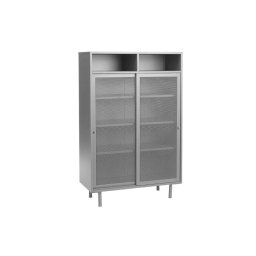 Furniria Dizajnová skrinka Taiyanna 140 cm sivá