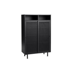 Furniria Dizajnová skrinka Taiyanna 140 cm čierna