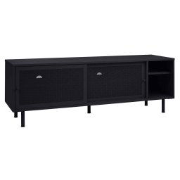 Furniria Dizajnový TV stolík Taiyanna 160 cm čierny