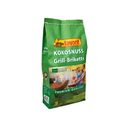 Grilovacie brikety kokosové Favorit 5kg