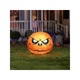 LED nafukovacia tekvica FAMILY 58067A Halloween 120cm