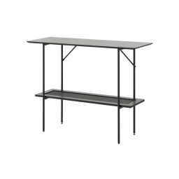 Furniria Dizajnová konzola Lakshmana 100 cm čierna