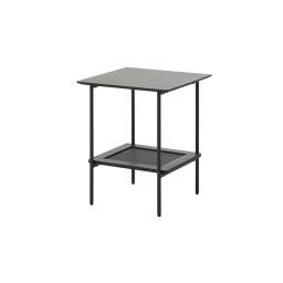 Furniria Dizajnový odkladací stolík Lakshmana II 45 cm čierny