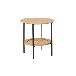 Furniria Dizajnový odkladací stolík Lakshmana 50 cm prírodný dub