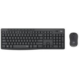 Logitech MK295 - tichá bezdrôtová klávesnica a myš, kombo, CZSK - grafitová 920-009808