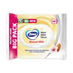 Zewa Almond Milk vlhčený toaletný papier 80ks