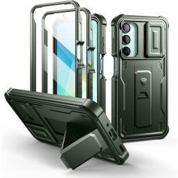 Dexnor 360 Kickstand Camprotector obal Samsung Galaxy A16, zelený