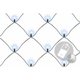 NEXOS Vianočná svetelná sieť 2 x 2 m, 160 LED, studená biela