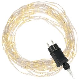 NEXOS Svetelný LED drôtik, 100 LED diód, 10 m, teplo biela