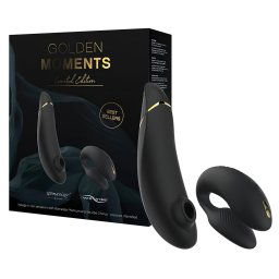 Womanizer Golden Moments 2 - klitorisov a prov vibrtor (ierny)