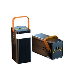 OEM Powerbanka 120 000 mAh, 22,5W PD, 4 USB + 2 káble, LED svetlá, čierna