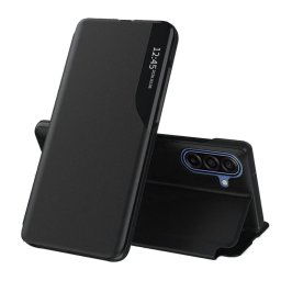 Techsuit Eco Leather View Case, Samsung Galaxy A17 5G, čierne