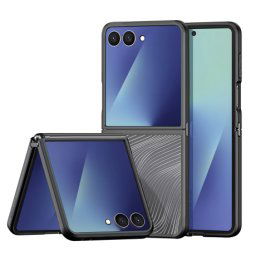 Dux Ducis Aimo kryt na Samsung Galaxy Z Flip 7, čierny