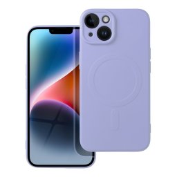 Part Obal Silicone Mag Cover, iPhone 14, fialový