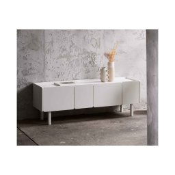 Furniria Dizajnový TV stolík Feliciana 160 cm biely