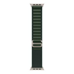 Apple Watch 49mm Dark Green Alpine Loop - Small - Natural Titanium Finish MXMU3ZMA