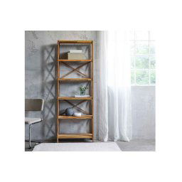 Furniria Dizajnový regál Walworth 198 cm prírodný dub