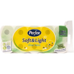 Perfex toaletný papier Aloe Vera 8+2 3vrst