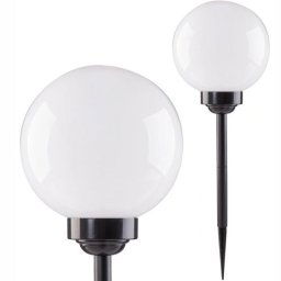 LED Solárna záhradná lampa guľa 15 cm