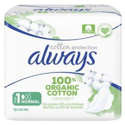 Always Ultra Normal Organic Cotton 100% 12ks