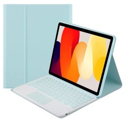 Strado Púzdro s Bluetooth klávesnicou pre Xiaomi Redmi Pad SE, modré