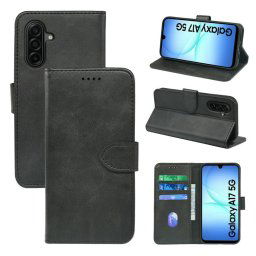 OEM Magnetické puzdro, Samsung Galaxy A17, čierne