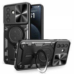 Camshield Ring obal, Samsung Galaxy A17, čierny