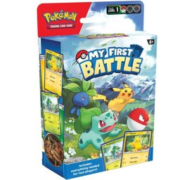 PKM My First Battle Bulbasaur vs Pikachu (Pokémon) pikachu