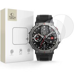 Tech-Protect Tvrdené sklo Glass Fit+, Amazfit T-Rex 3 Pro 48 mm, 2 kusy