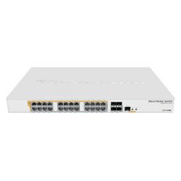 MIKROTIK RouterBOARD Cloud Router Switch CRS328-24P-4S+RM + L5 (800MHz; 512MB RAM; 24x GLAN POE; 4x SFP+) rack CRS328-24P-4S+RM