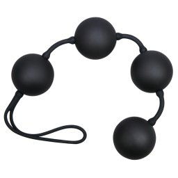 Black love string with 4 balls