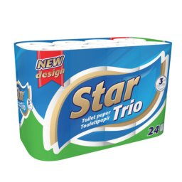 Ooops Star Trio toaletný papier 3vrst. 24ks