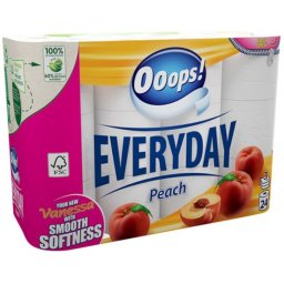 Ooops Vanessa Peach toaletný papier 3vrst. 24ks