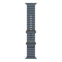 Apple Watch 49mm Anchor Blue Ocean Band - Natural Titanium Finish MGCC4ZMA
