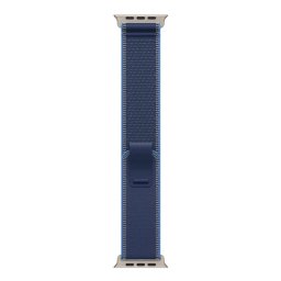 Apple Watch 49mm BlueBright Blue Trail Loop - ML - Natural Titanium Finish MFT74ZMA