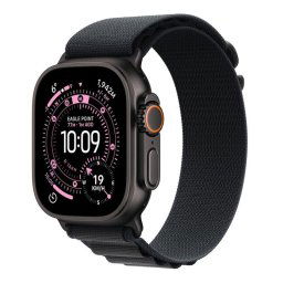 Apple Watch Ultra 3 GPS + Cellular 49mm Black Titanium Case with Black Alpine Loop - Medium MF0V4QCA