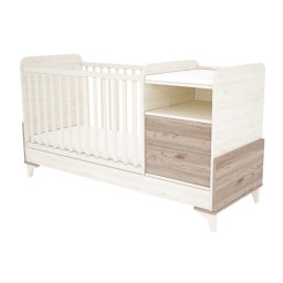 2-zsuvkov kombinovan postieka Klo 60x120 v krmovo-vbovej farbe