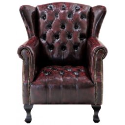 indickynabytok.sk - Kreslo Cardiff z pravej hovädzej kože New Red