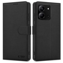 Tech-Protect Wallet knižkové puzdro na Xiaomi Redmi 15C, čierne