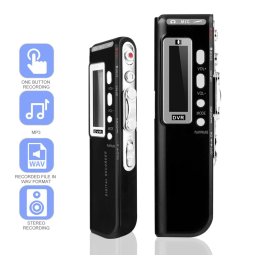 Záznamník zvuku s funkciou VOR na 2 xAAA batérie + 16GB pamäť