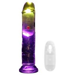 REALROCK - vibrtor s LED svetlom - 15 cm